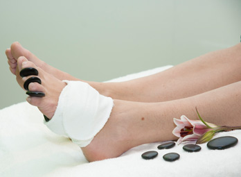 Hotstone onderbeen massage